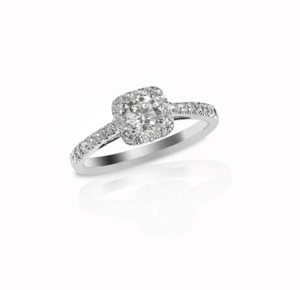 Beautiful Diamond Wedding band engagement ring
